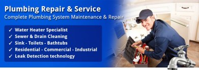 Plumbing repair and service